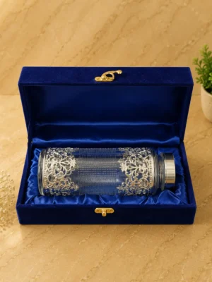 German silver corporate gift set in premium packaging by Nestora Overseas, Moradabad