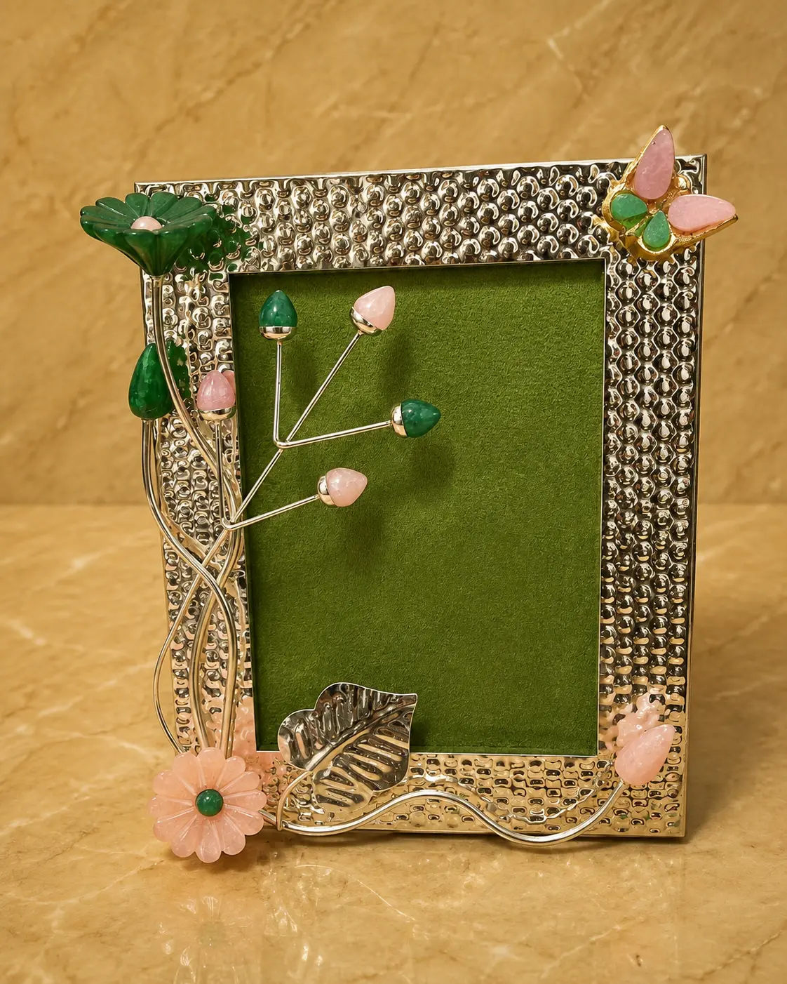 German silver photo frame for wedding return gifts, pooja ceremonies and Indian gifting